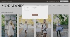 Desktop Screenshot of modadorn.com